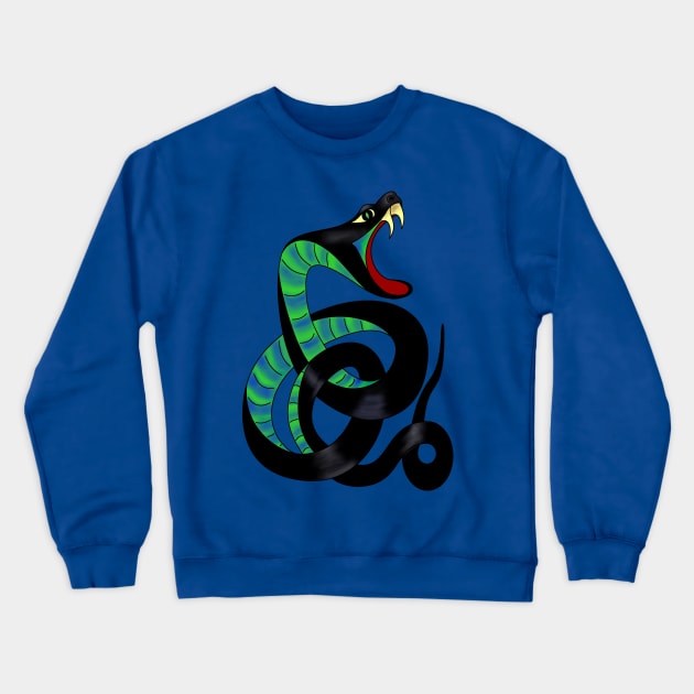 Sagacious Serpent Crewneck Sweatshirt by KnotYourWorld4